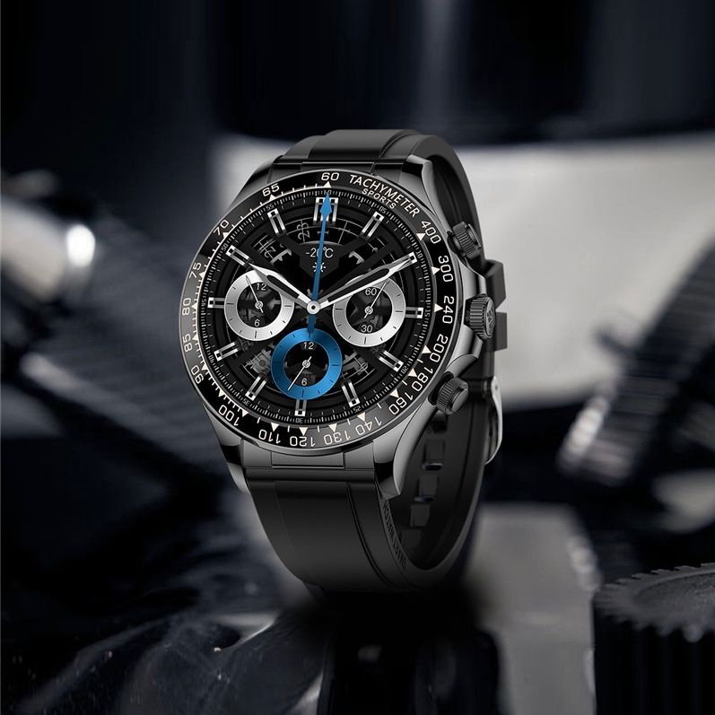 Montre de luxe connectee EX108 - 3 bracelets