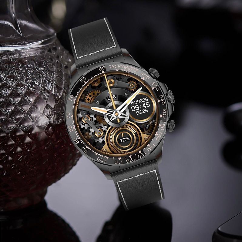 Montre de luxe connectee EX108 - 3 bracelets
